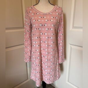 Charter club baby pink lamb night gown dress